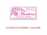 Etichette adesive per fioristi, fiorai e vivaisti (mm 40x20)  (cod.31G)